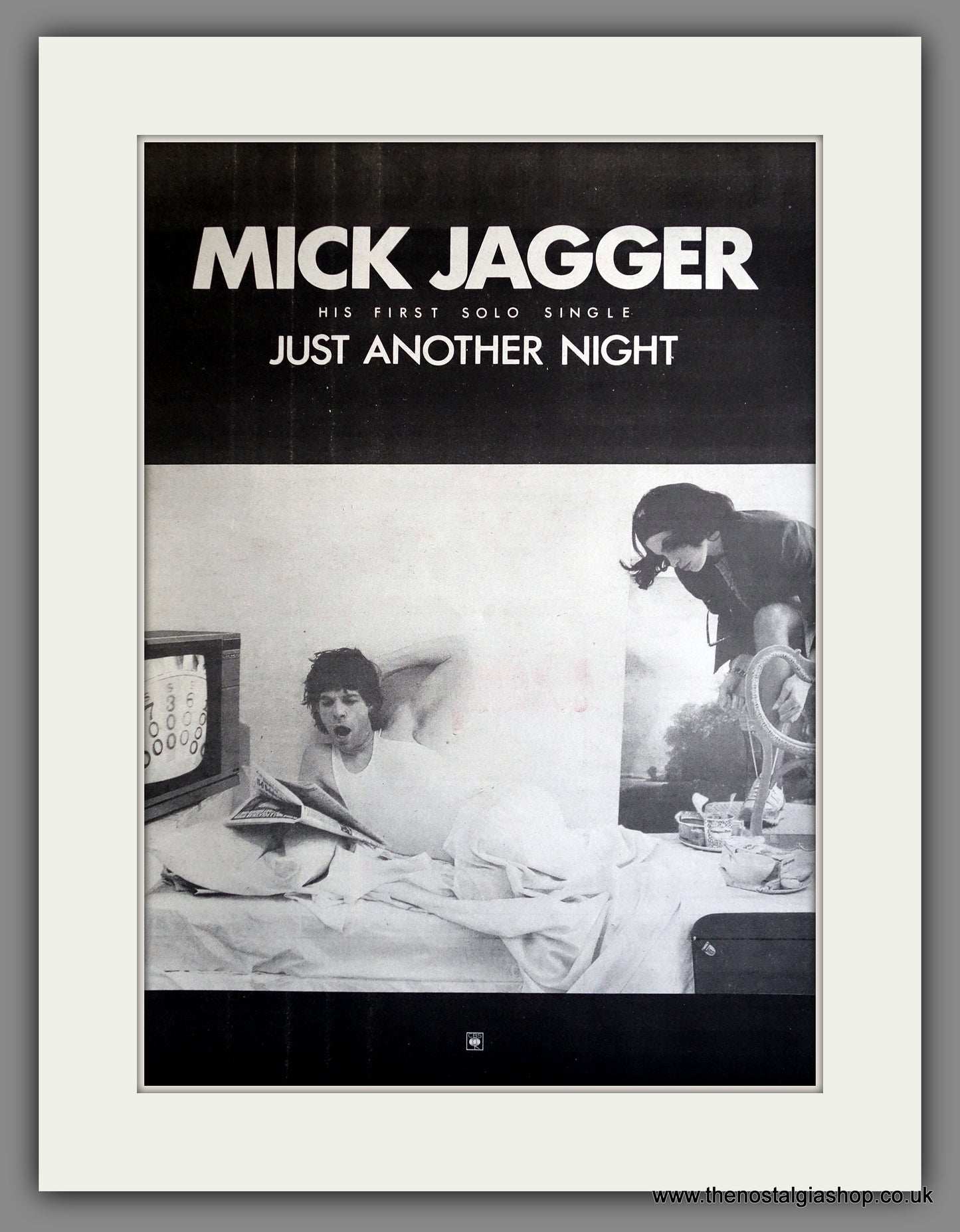 Mick Jagger Just Another Night. 1985 Large Original Advert (ref AD15339)