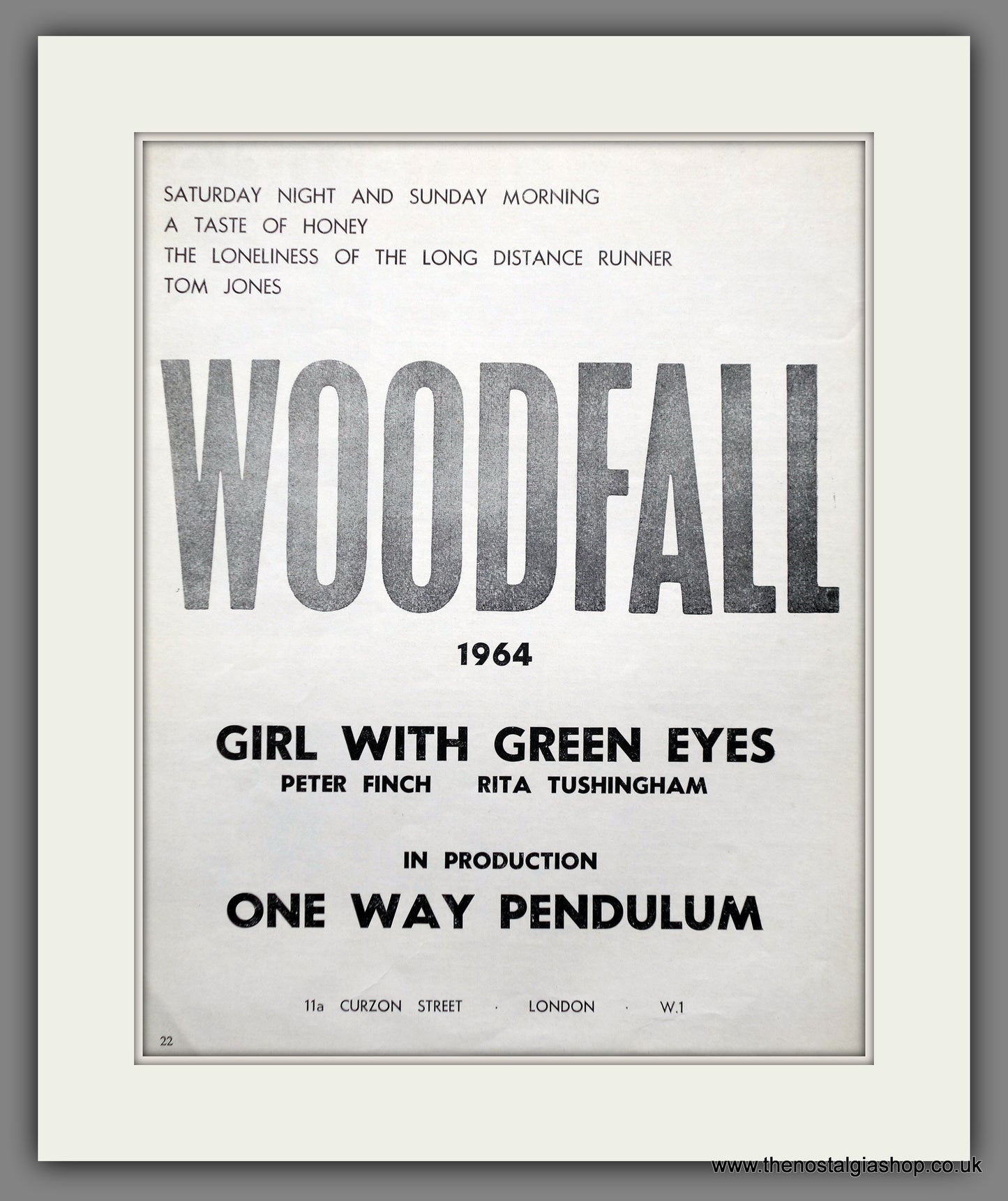 Woodfall. 1964 Original Advert (ref AD60790)