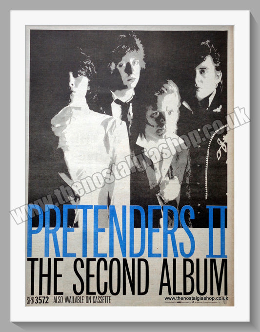 Pretenders II The Second Album. 1981 Large Original Advert (ref AD15374)