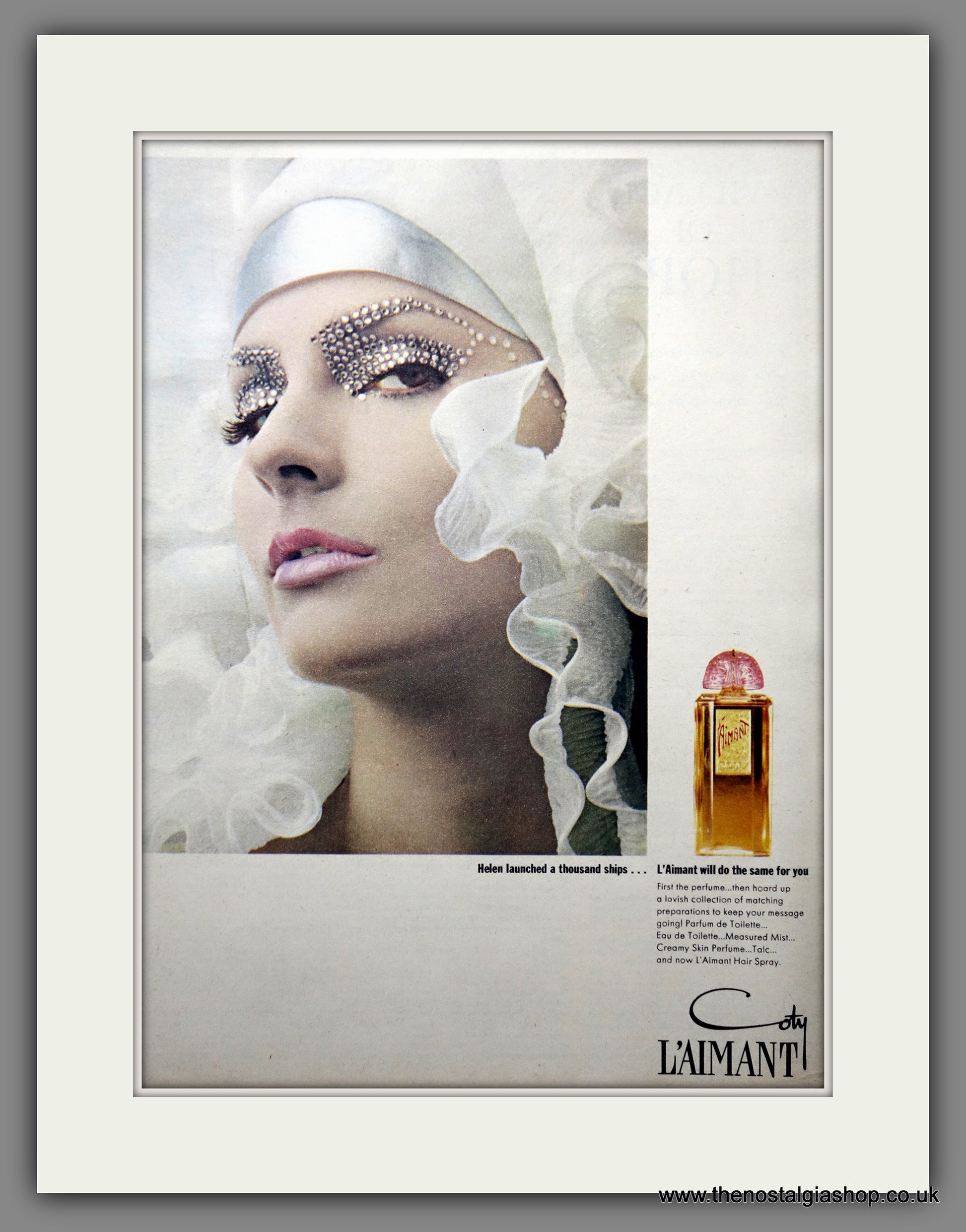 Advert The Perfume Shop Coty L'Aimant Original Advert 1965 (ref