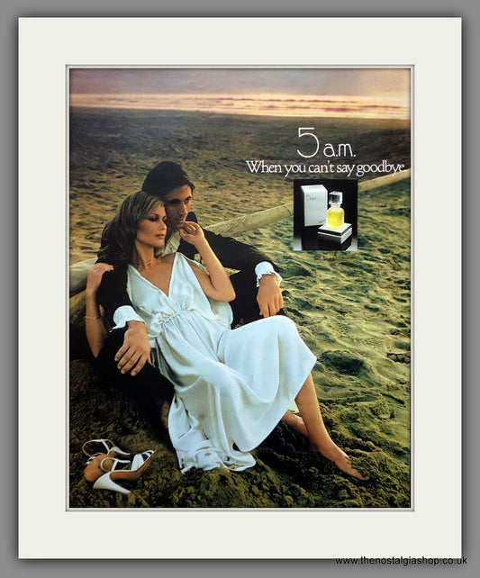 5 a.m. Perfume. Original Advert 1978 (ref AD300917)
