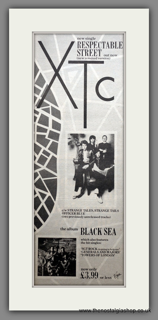XTC. Respectable Street. Original Advert 1981 (ref AD200488)