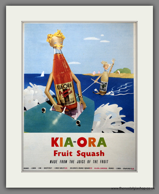 Kia-Ora Suncrush. Original Advert 1957 (ref AD300942)