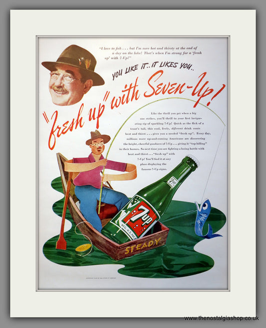 Seven-Up Drink. Original American Advert 1946 (ref AD300958)