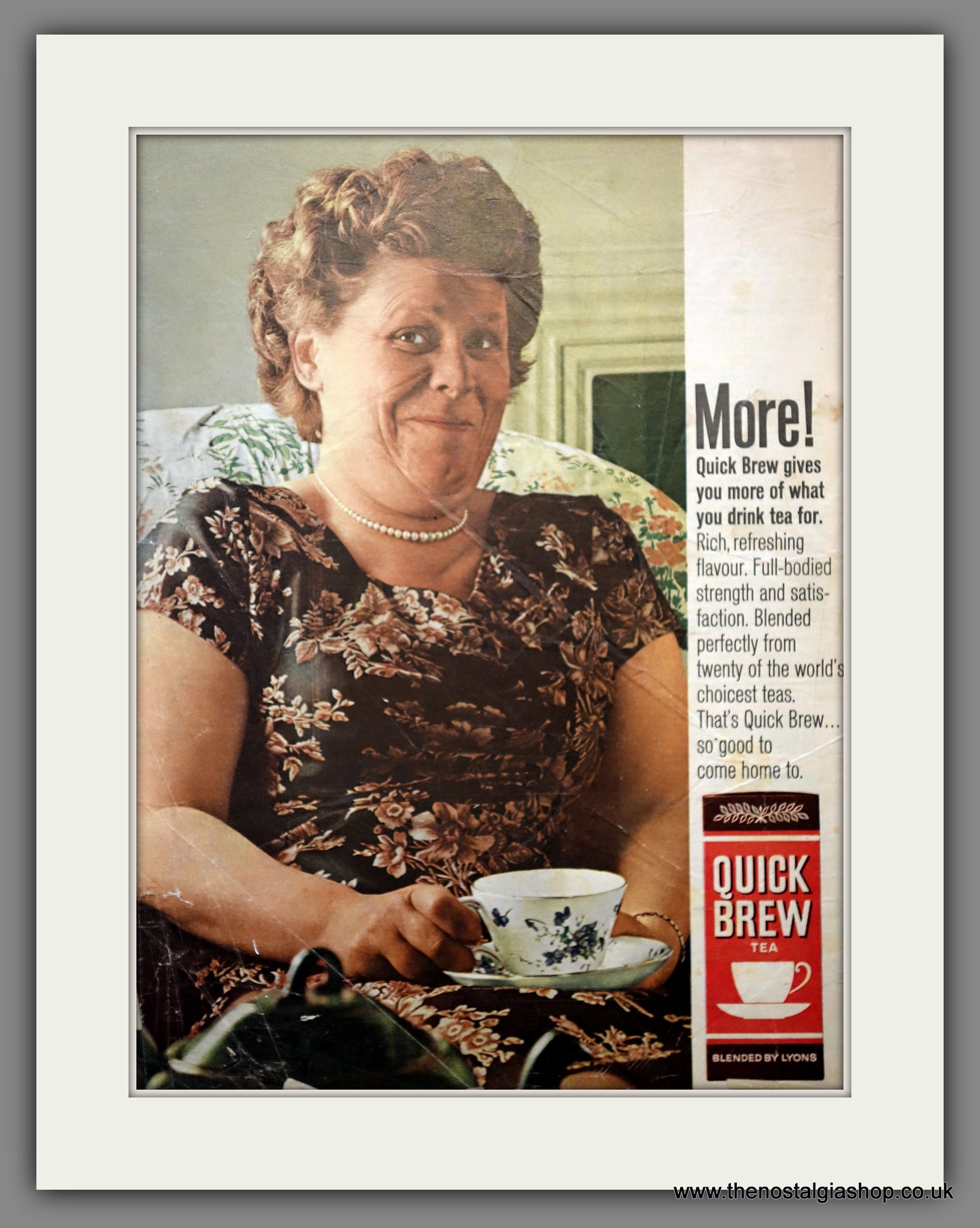 Quick Brew Tea by Lyons. Original Advert 1963 (ref AD300983) – The ...