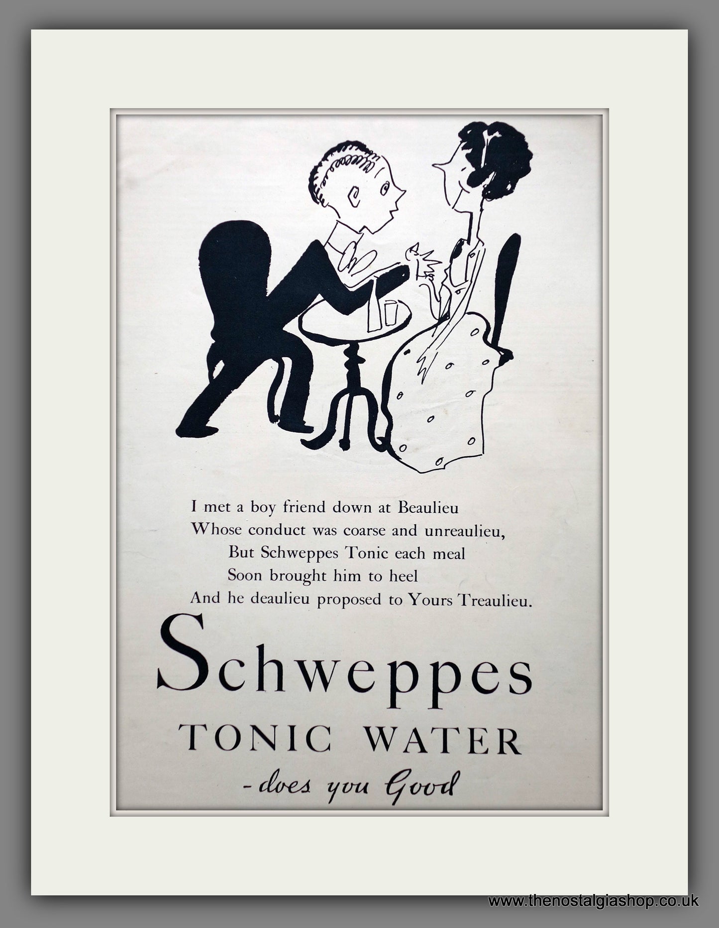 Schweppes Tonic Water. Original Advert 1935 (ref AD300995)