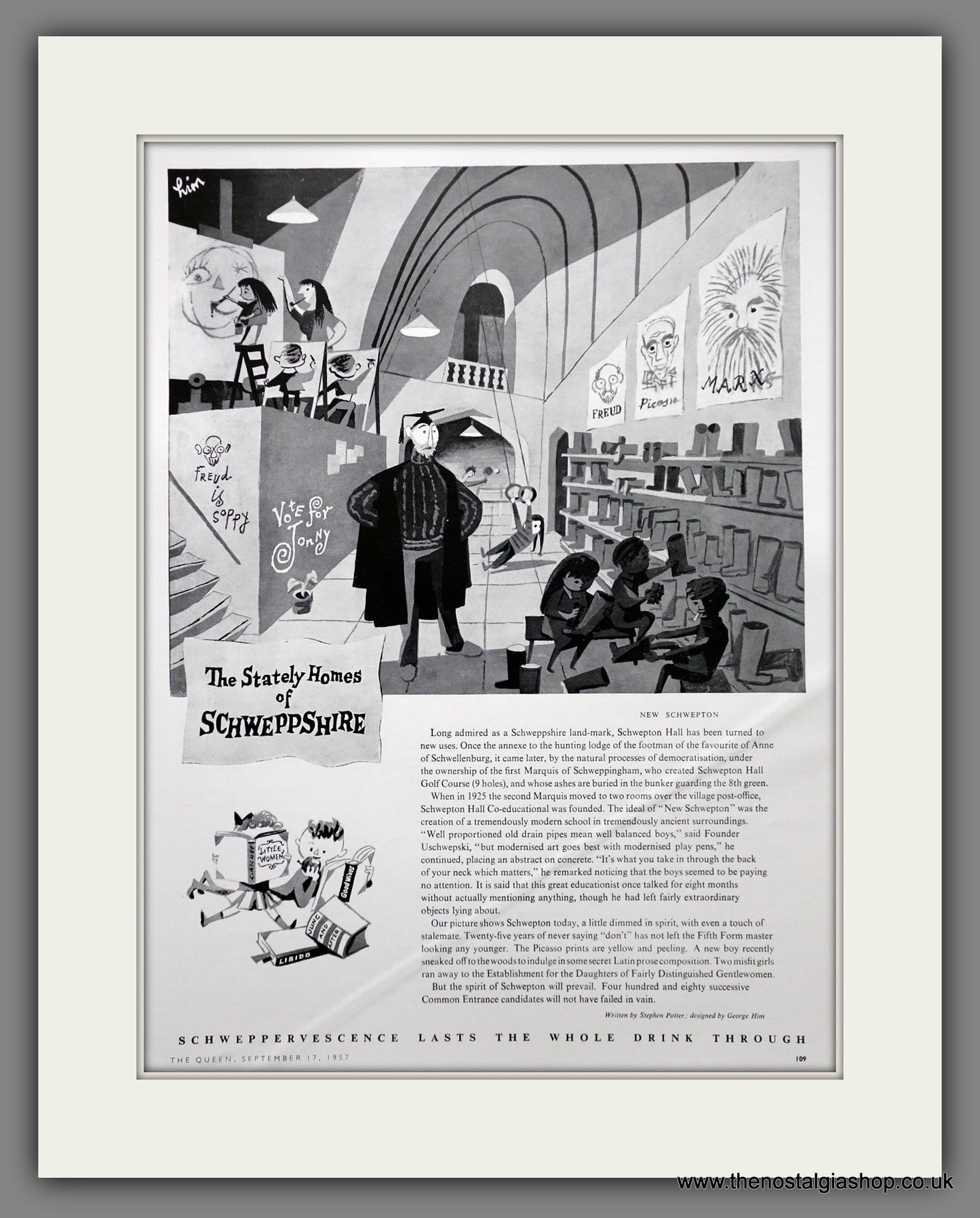 Schweppes Tonic Water. Original Advert 1957 (ref AD301023)