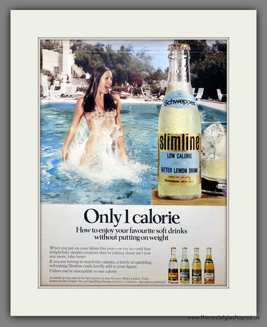Schweppes Bitter Lemon. Original Advert 1972 (ref AD301045)