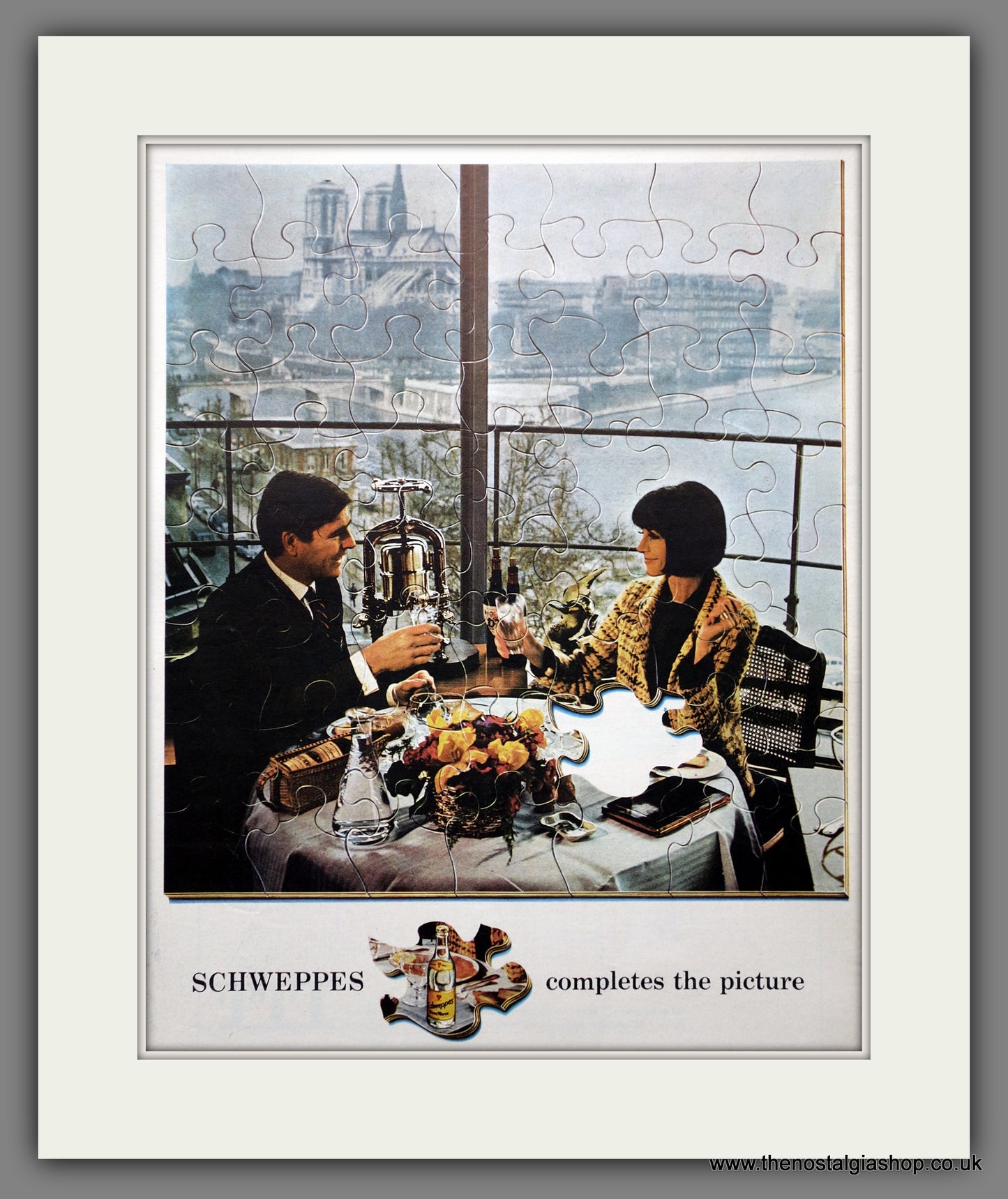 Schweppes Tonic Water. Original Advert 1965 (ref AD301050)