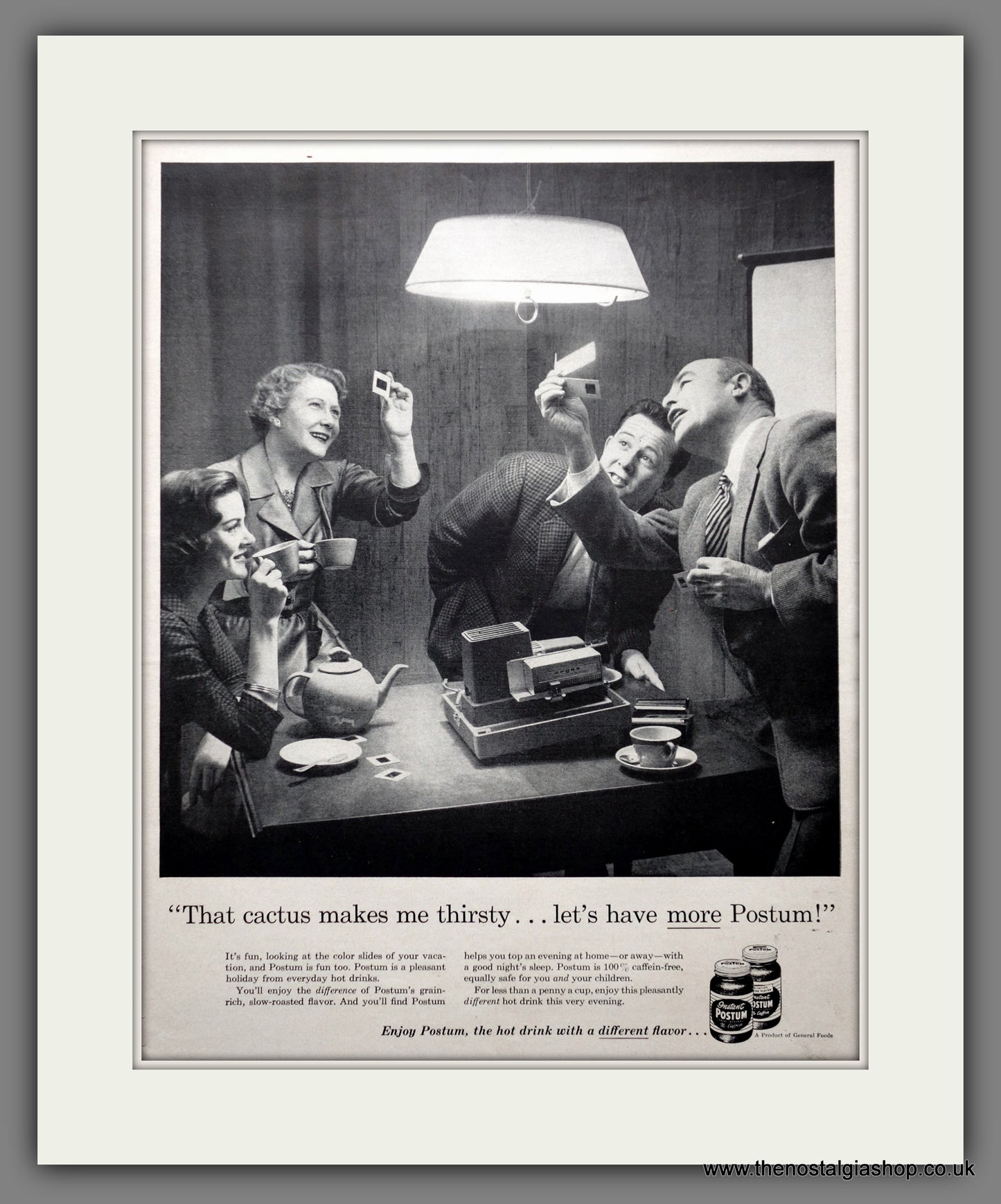 Postum Hot Drink. Original Advert 1957 (ref AD301055)