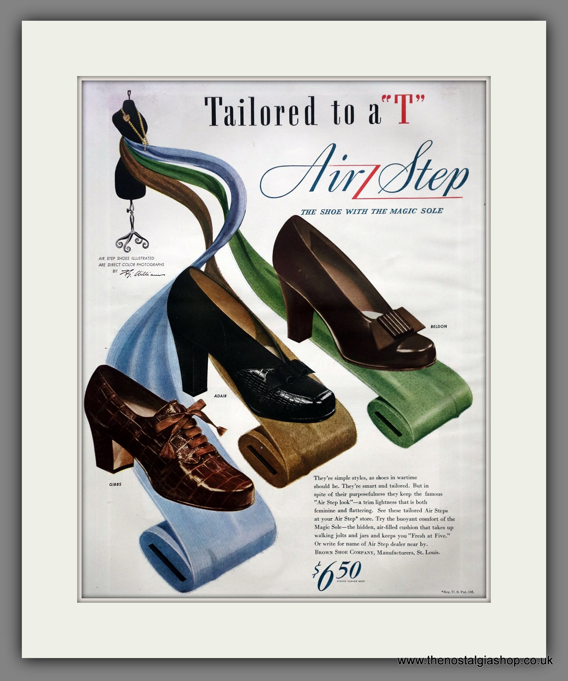 Air Step Original American Advert 1943 (ref AD301117) – The