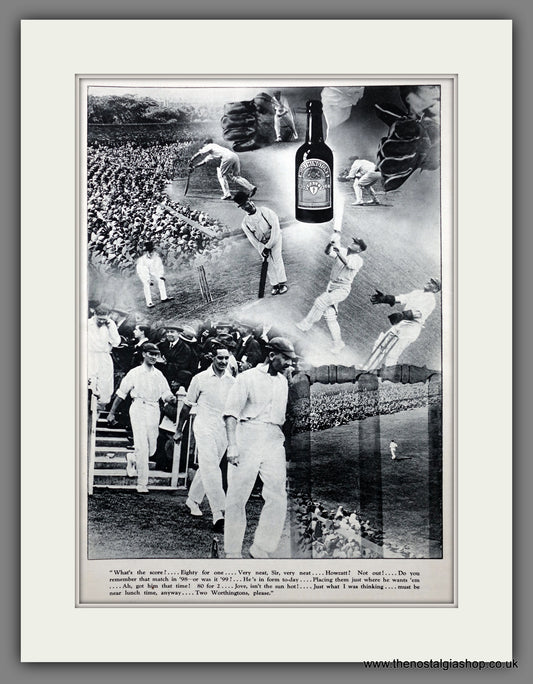 Worthington's India Pale Ale. Original Advert 1928 (ref AD301064)