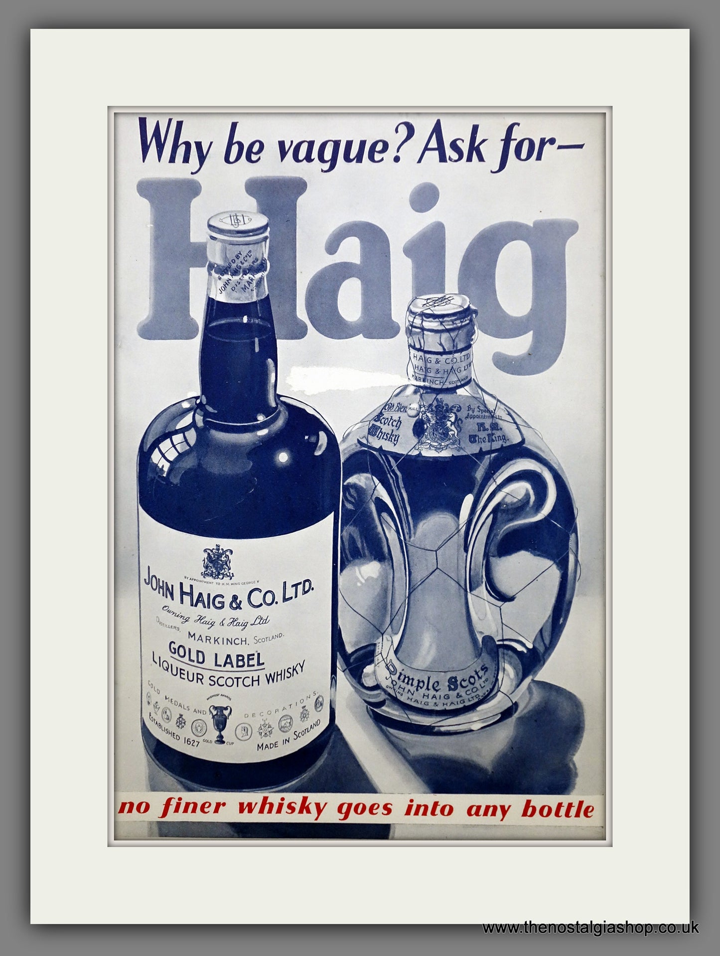 Haig Whisky. Original Advert 1931 (ref AD301069)