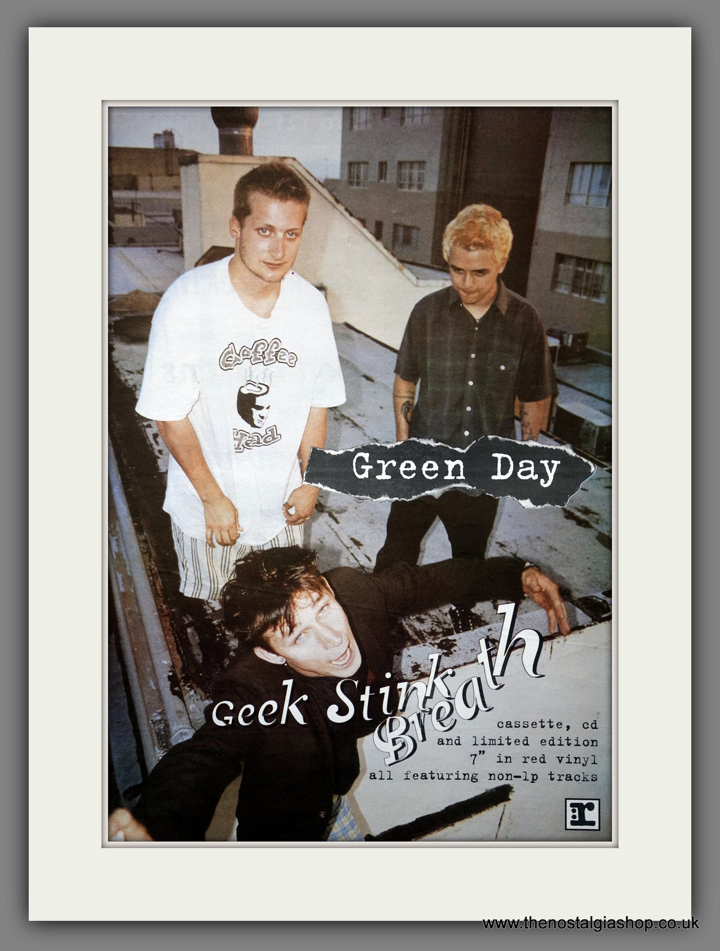 Green Day Geek Stink Breath. Original Advert 1995 (ref AD15605)