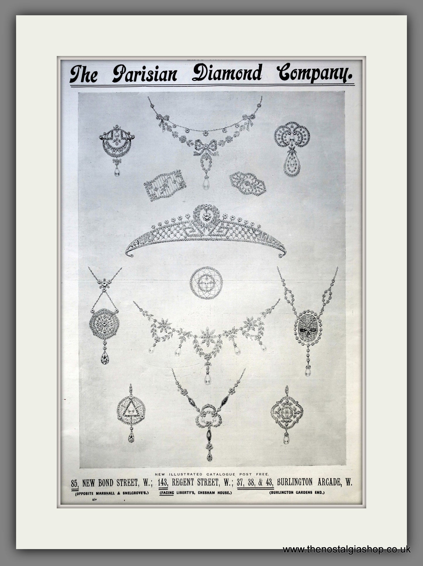 Parisian Diamond Company. Original Advert 1909 (ref AD15454)