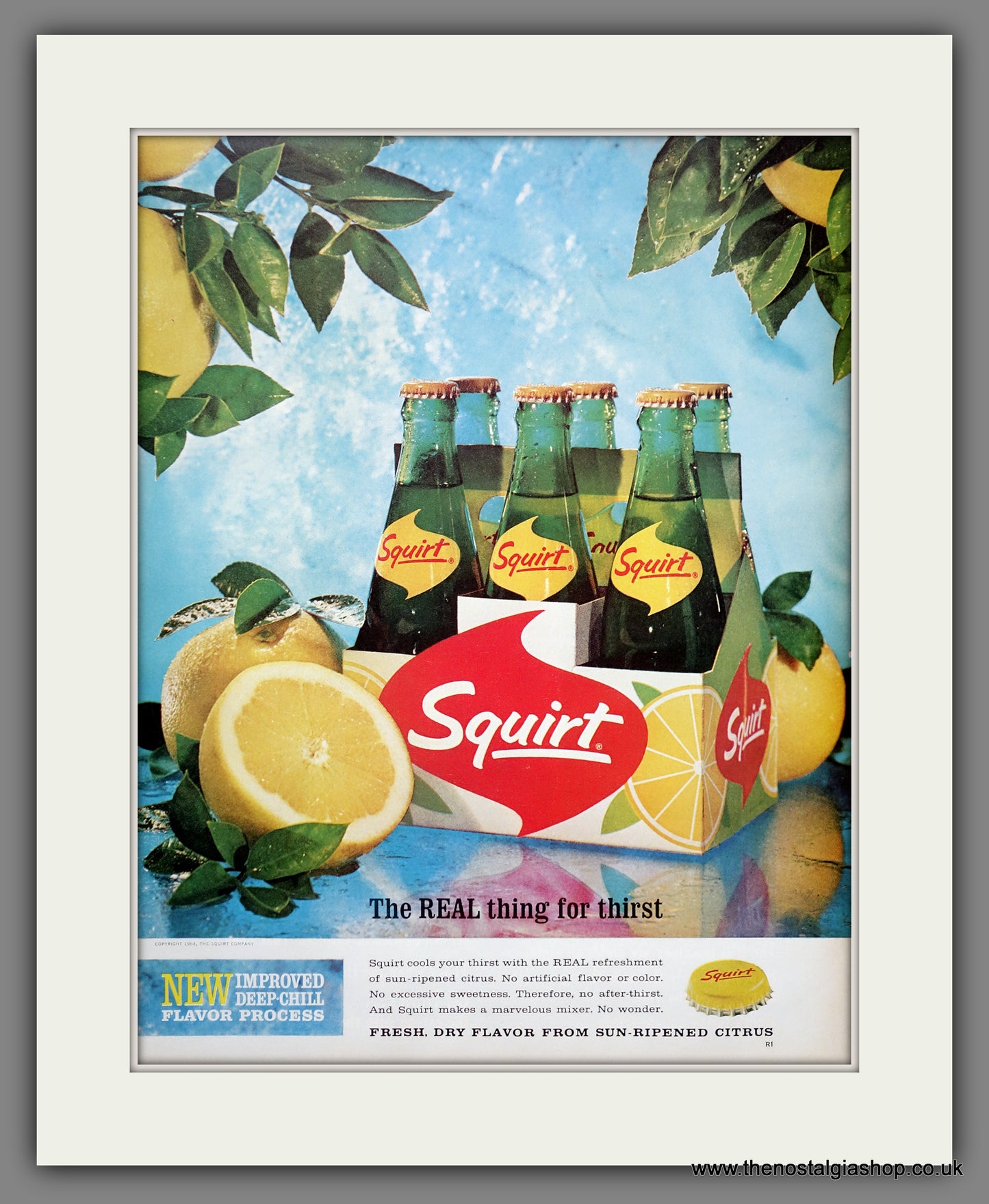 Squirt Drink 1964 Original Advert (ref AD301134)