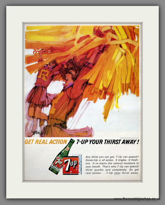 7-Up Drink. Original American Advert 1964 (ref AD301135)