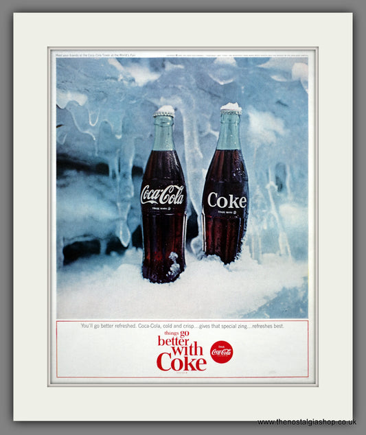 Coca-Cola Drink. Original American Advert 1964 (ref AD301141)