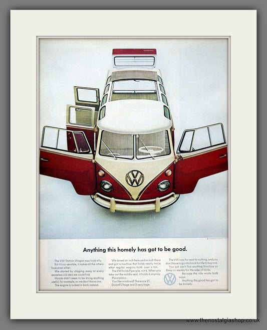 Volkswagen Station Wagon. 1964 Large Original Advert (ref AD301144)