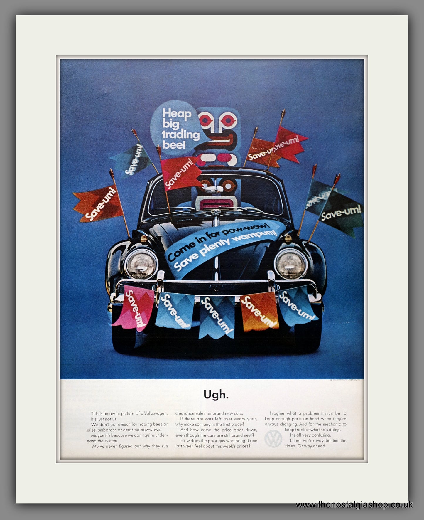 Volkswagen Beetle. 1964 Large Original Advert (ref AD301145)