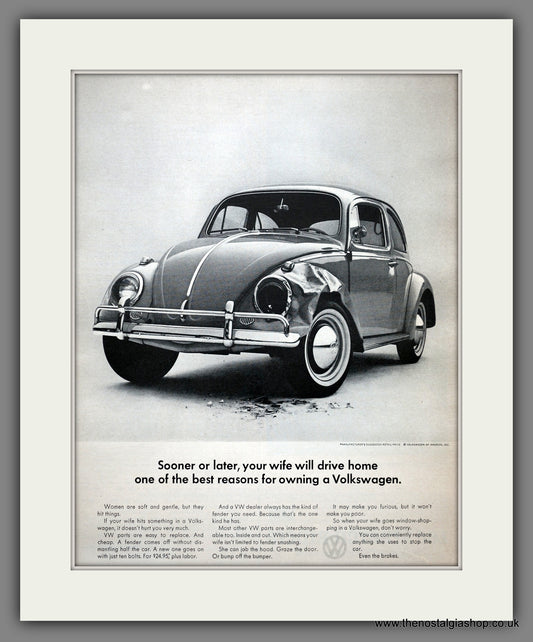 Volkswagen Beetle. 1964 Large Original Advert (ref AD301149)