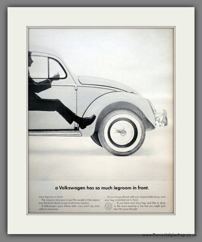 Volkswagen Beetle. 1964 Large Original Double Advert (ref AD301190)