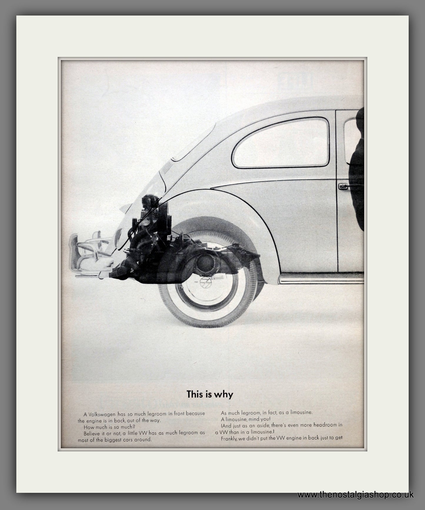 Volkswagen Beetle. 1964 Large Original Double Advert (ref AD301190)
