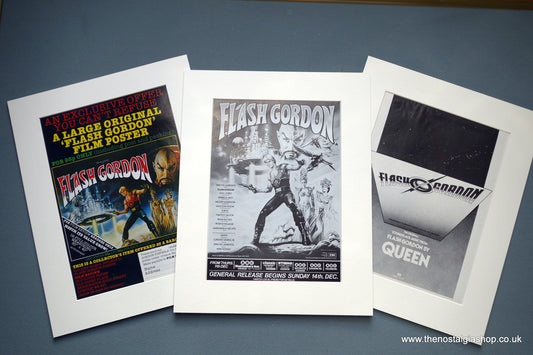 Flash Gordon 1981 set of 3 Original adverts (ref AD582)