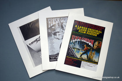Flash Gordon 1981 set of 3 Original adverts (ref AD582)
