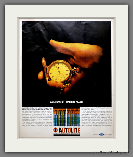 Autolite Watches. Original Advert 1963 (ref AD301151)
