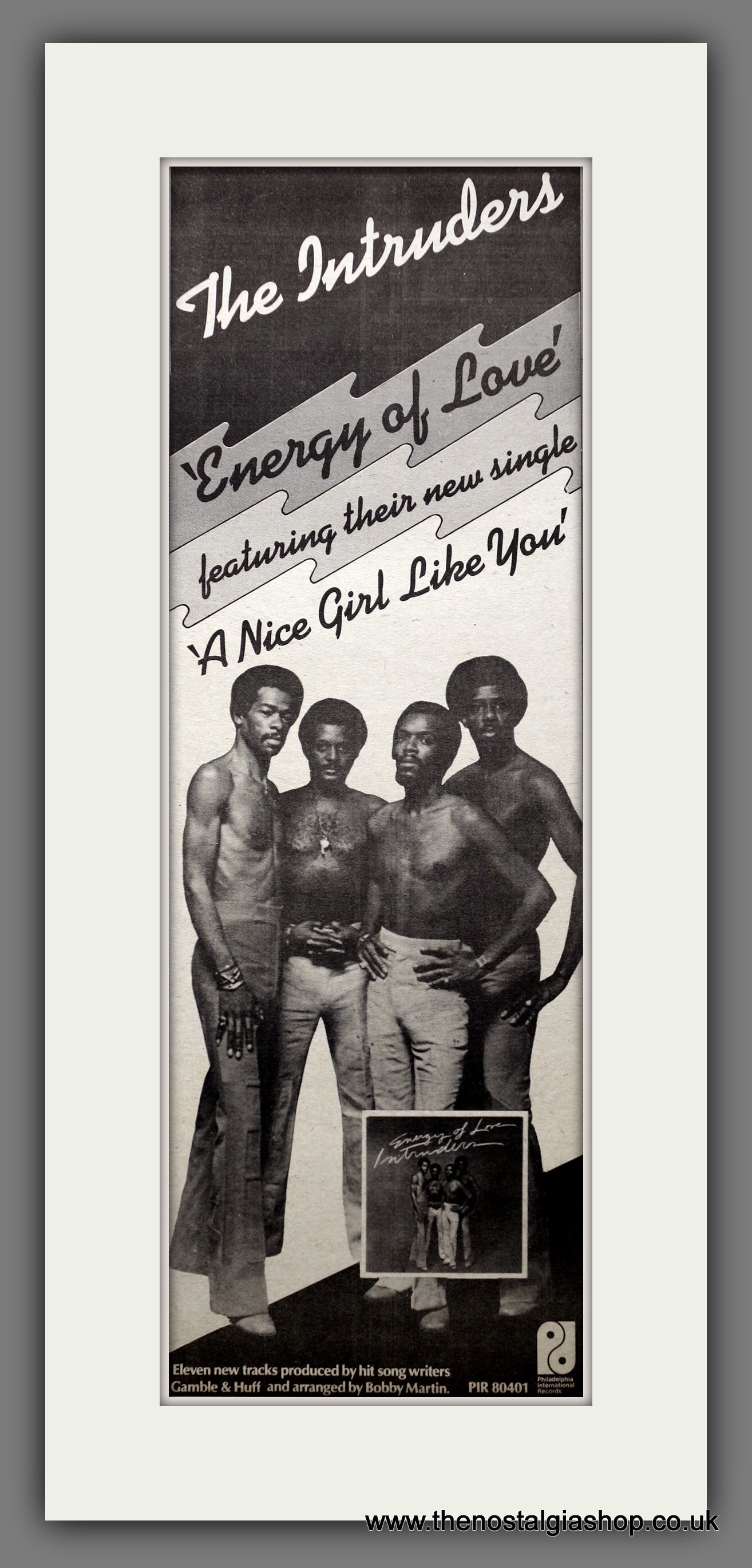 Intruders (The) Energy Of Love.  Original Advert 1975 (ref AD200639)