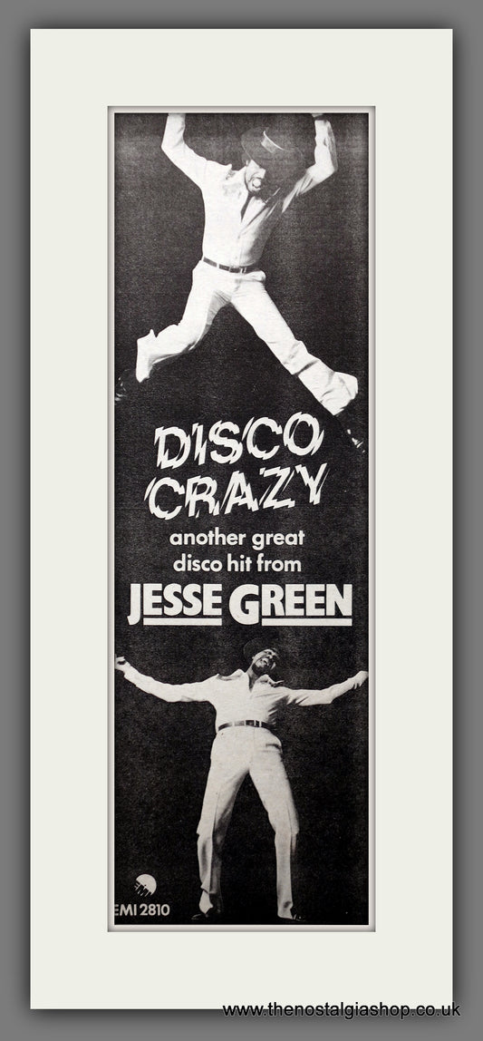 Jesse Green Disco Crazy.  Original Advert 1978 (ref AD200644)