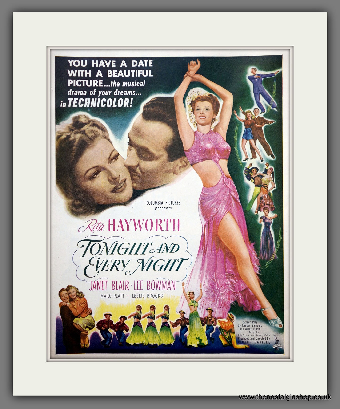 Tonight And Every Night. Original Advert 1945 (ref AD301199)