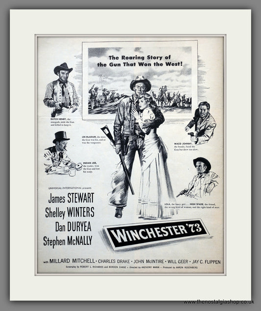 Winchester '73. Original Advert 1950 (ref AD301204)