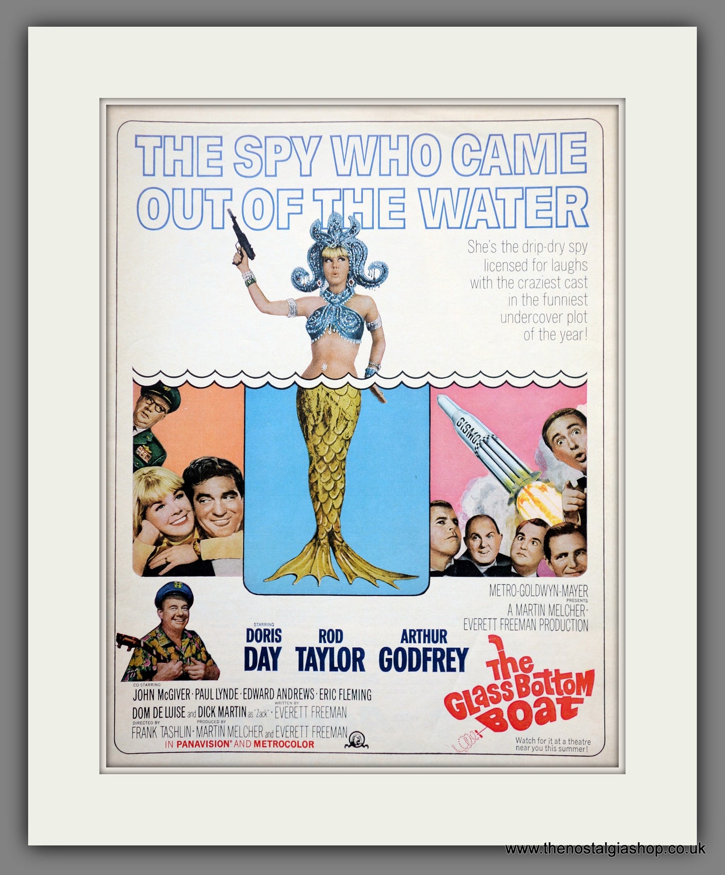 The Spy Who Came Out of The Water. Doris Day. Original Advert 1966 (ref AD301235)