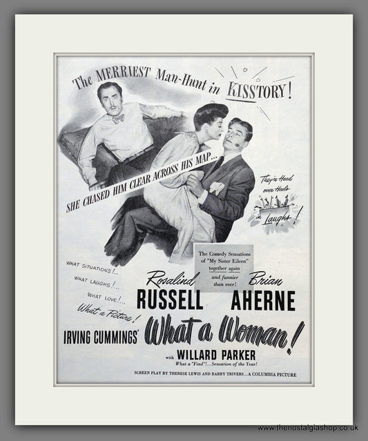 What a Woman. Original Advert 1943 (ref AD301237)