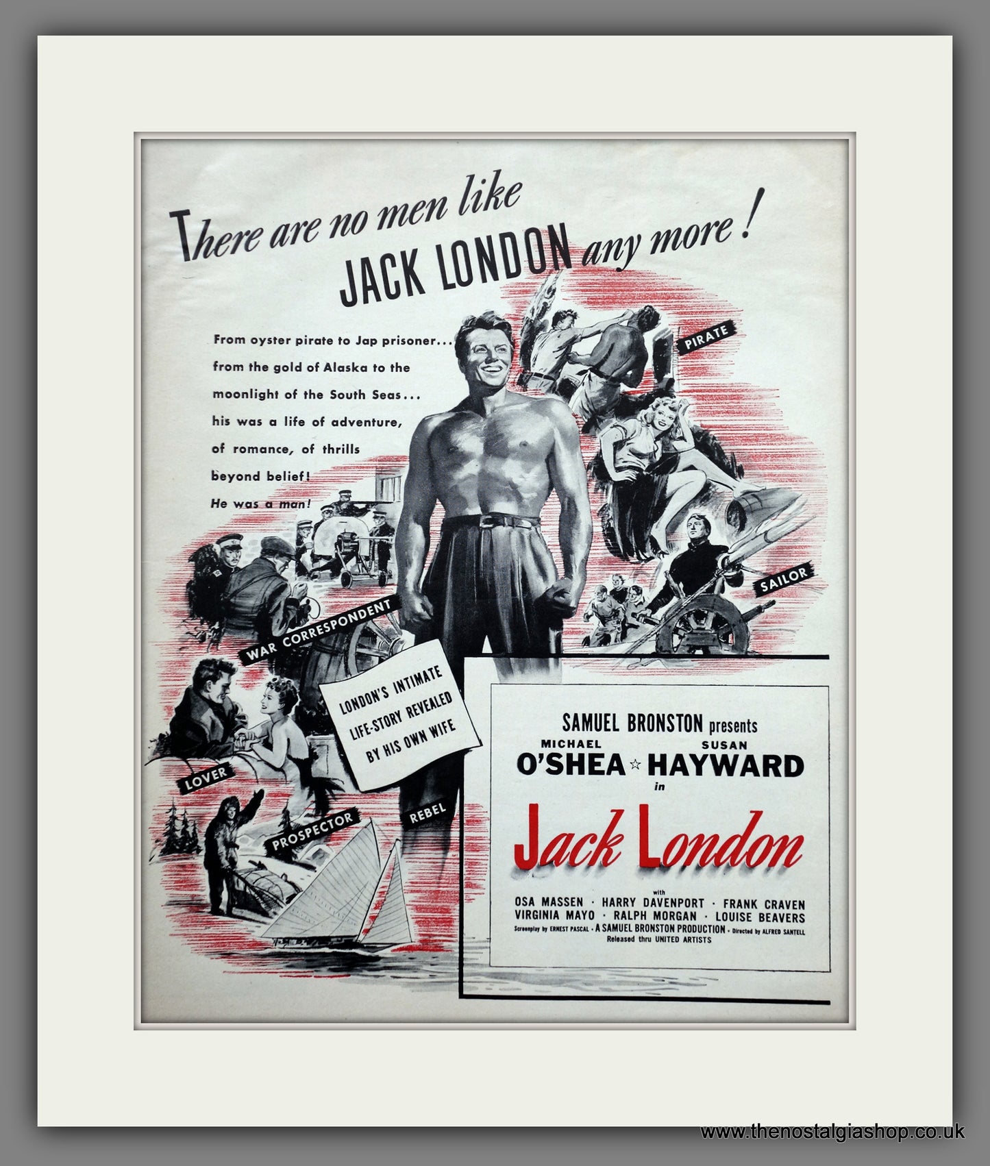 Jack London. Original Advert 1943 (ref AD301238)