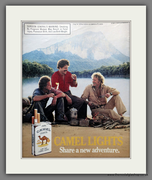 Camel Lights Cigarettes. Original Advert 1986 (ref AD301211)