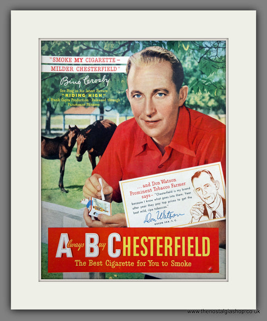 Chesterfield Cigarettes. Original Advert 1950 (ref AD301212)