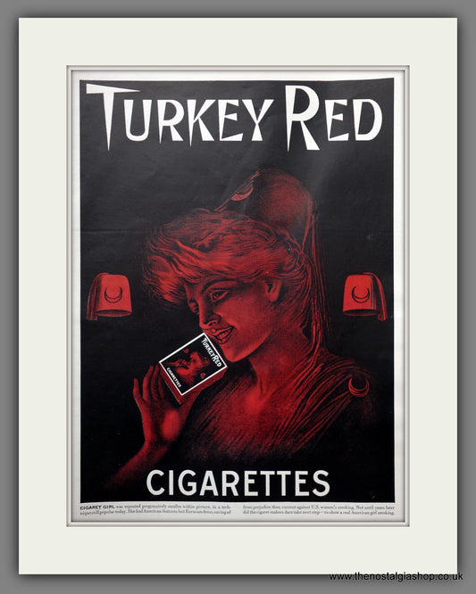 Turkey Red Cigarettes. Original Advert 1950 (ref AD301213)