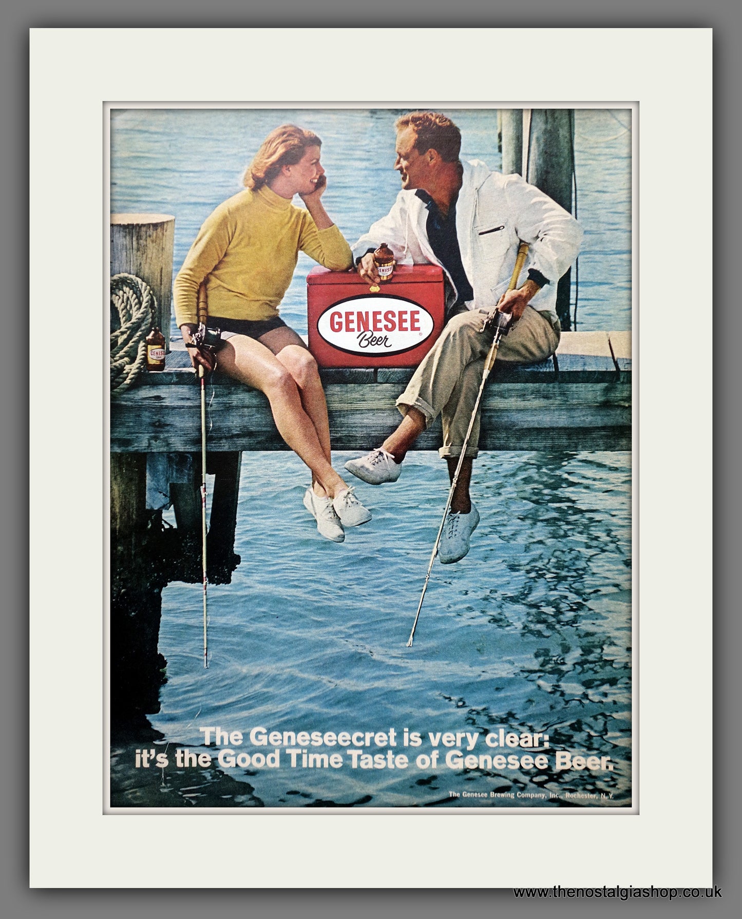 Genesee Beer. Original Advert 1963 (ref AD301227)