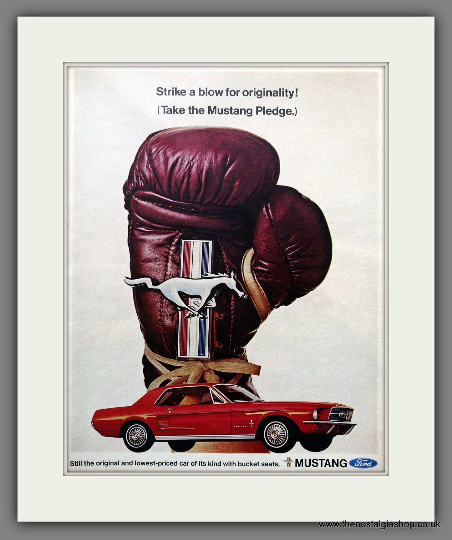 Ford Mustang '67. Original American Advert 1967 (ref AD301232)