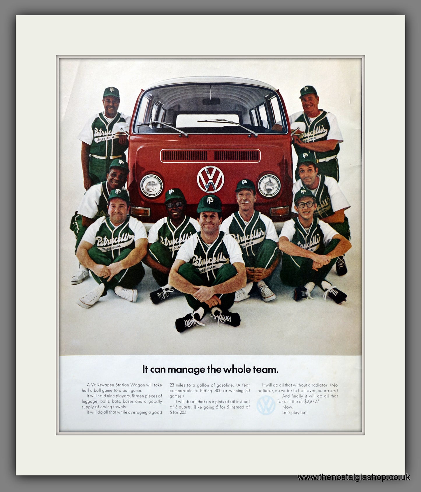 Volkswagen Station Wagon. 1969 Large Original Advert (ref AD301185)