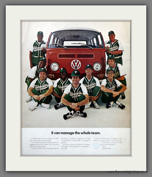 Volkswagen Station Wagon. 1969 Large Original Advert (ref AD301185)