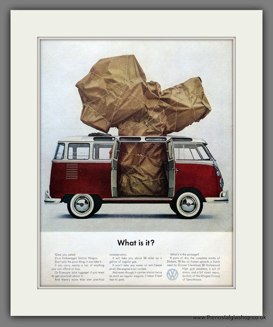 Volkswagen Station Wagon. 1963 Large Original Advert (ref AD301187)