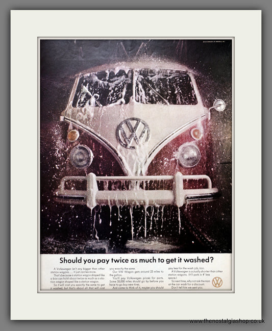 Volkswagen Station Wagon. 1967 Large Original Advert (ref AD301188)