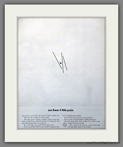 Volkswagen Beetle. 1964 Large Original Double Advert (ref AD301304)