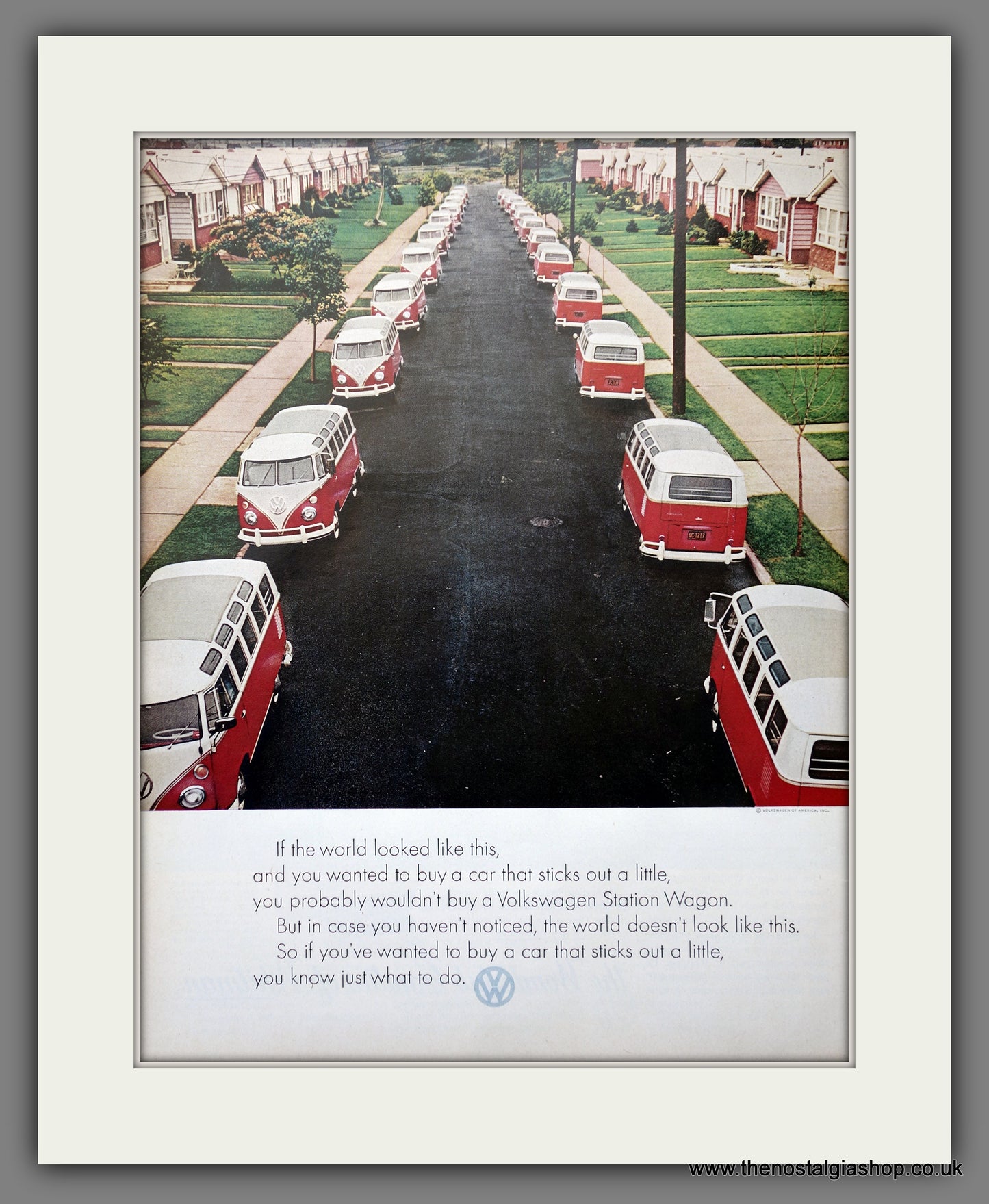 Volkswagen Station Wagon. 1964 Large Original Advert (ref AD301301)