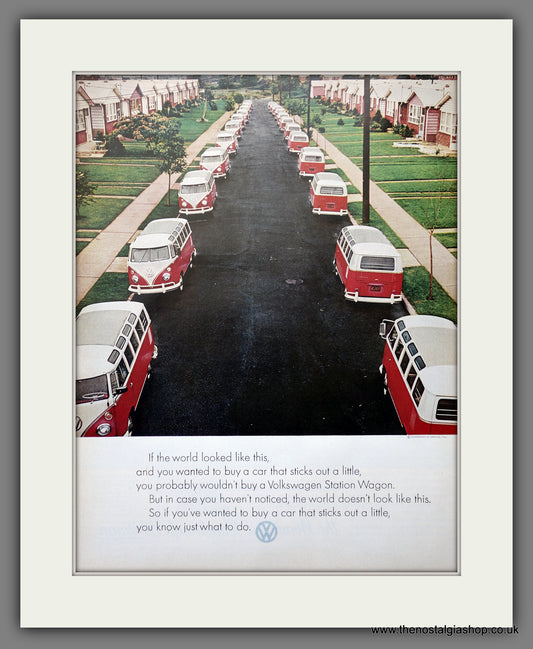 Volkswagen Station Wagon. 1964 Large Original Advert (ref AD301301)