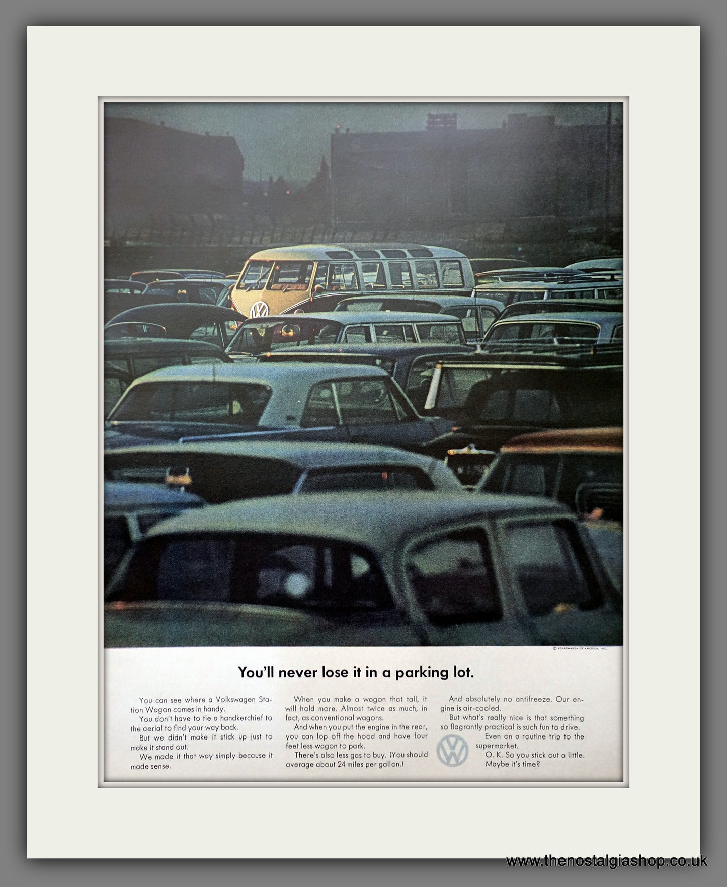 Volkswagen Station Wagon. 1964 Large Original Advert (ref AD301302)